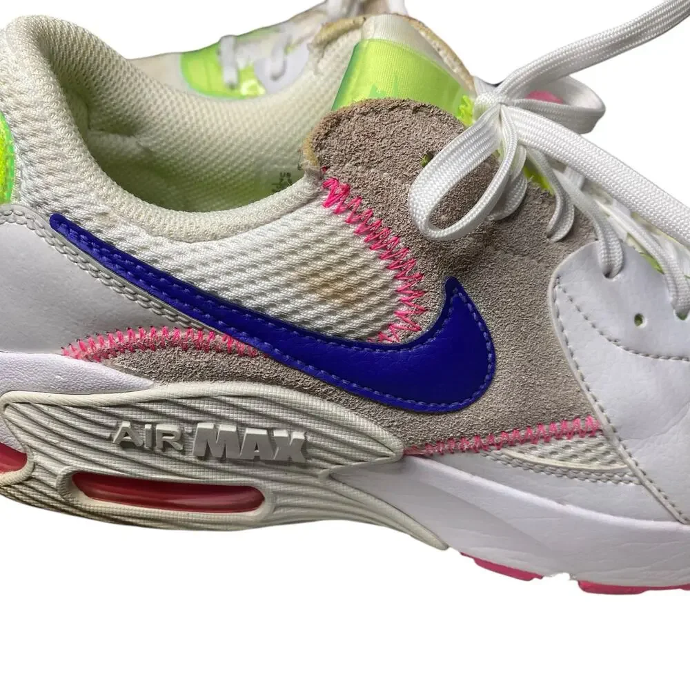 Nike Womens Air Max Excee DD2955-100 White Casual Shoes Sneakers Size 7.5